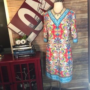 Pretty, colorful Spring/Summer dress, Sz XL